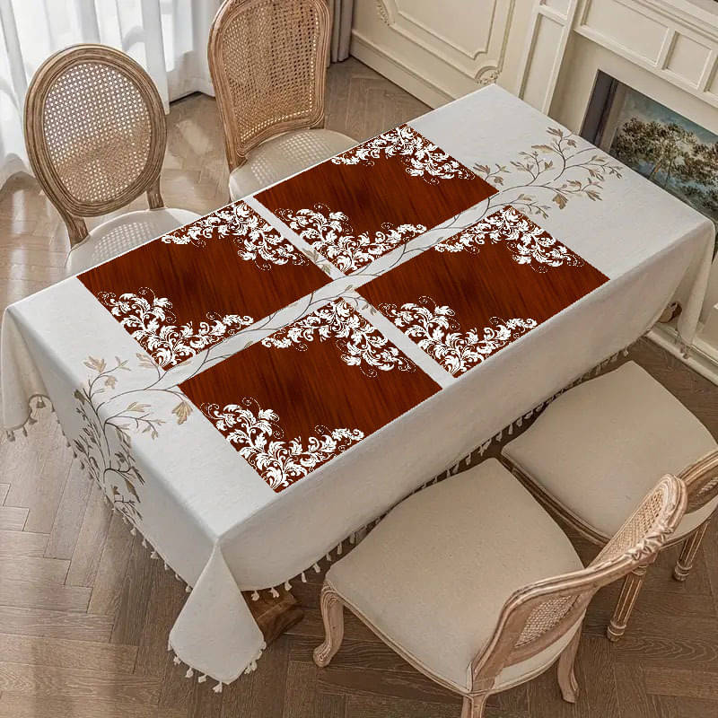 Revexo PVC Solid Rectangle Table Mats ( 40 cm x 30 cm ) Pack of 1 - Multi Revexo PVC Solid Rectangle Table Mats ( 40 cm x 30 cm ) Pack of 1 - Multi
