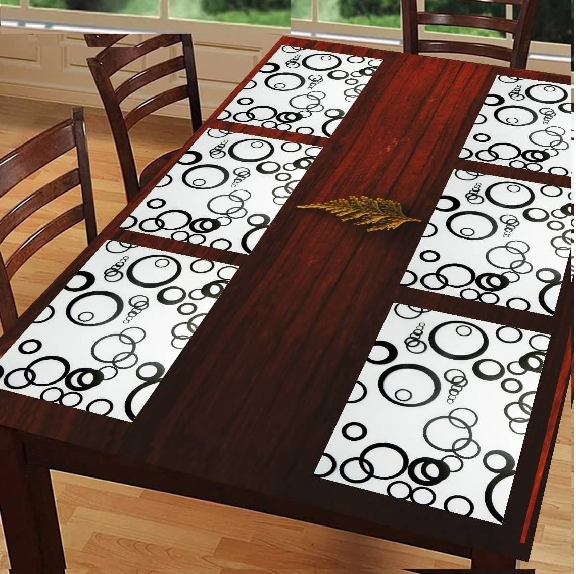     			Revexo PVC Solid Rectangle Table Mats ( 40 cm x 30 cm ) Pack of 1 - Multi