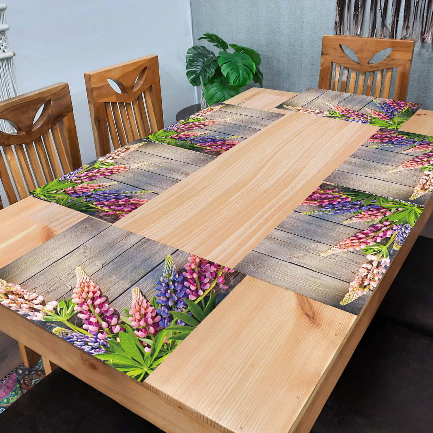 Revexo PVC Solid Rectangle Table Mats ( 40 cm x 30 cm ) Pack of 1 - Multi Revexo PVC Solid Rectangle Table Mats ( 40 cm x 30 cm ) Pack of 1 - Multi