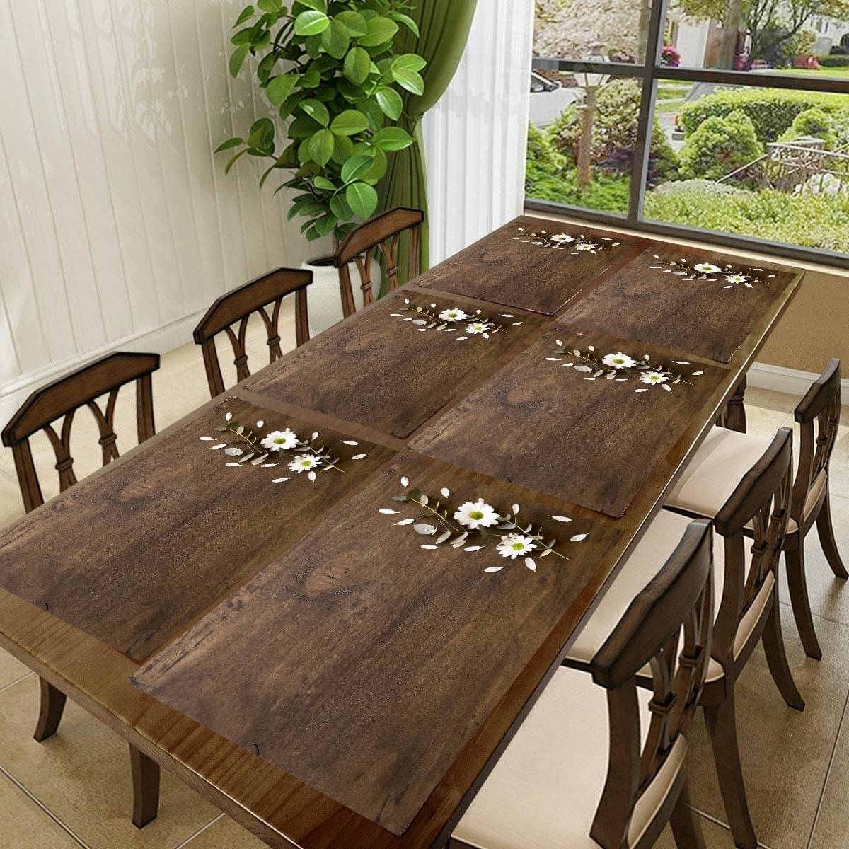     			Revexo PVC Solid Rectangle Table Mats ( 40 cm x 30 cm ) Pack of 1 - Multi