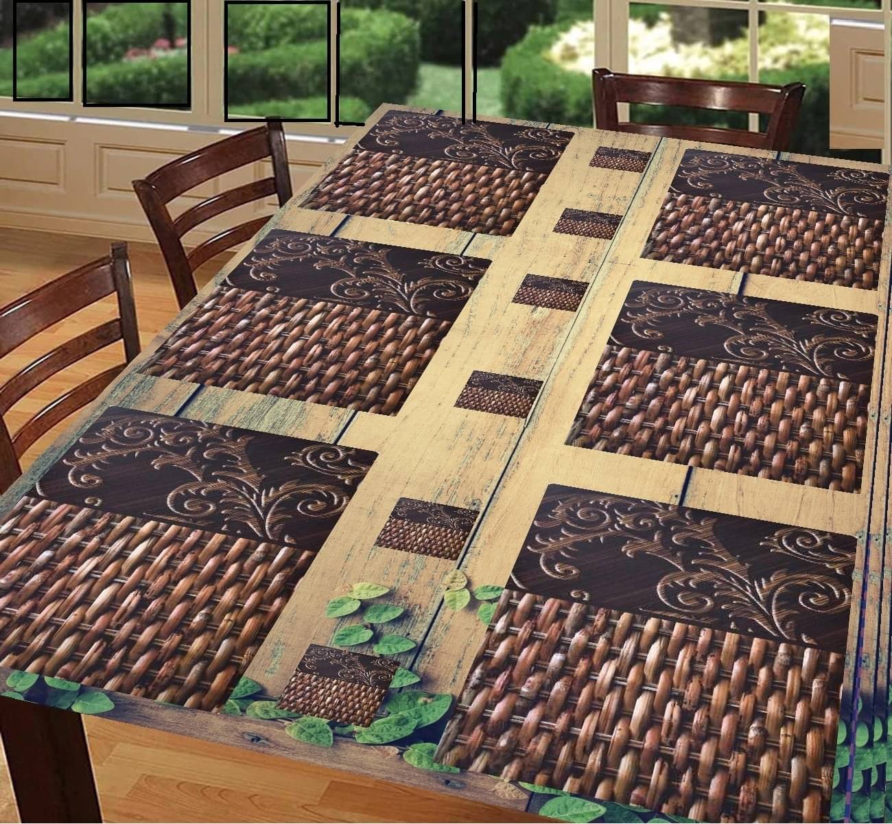     			Revexo PVC Solid Rectangle Table Mats ( 40 cm x 30 cm ) Pack of 1 - Multi
