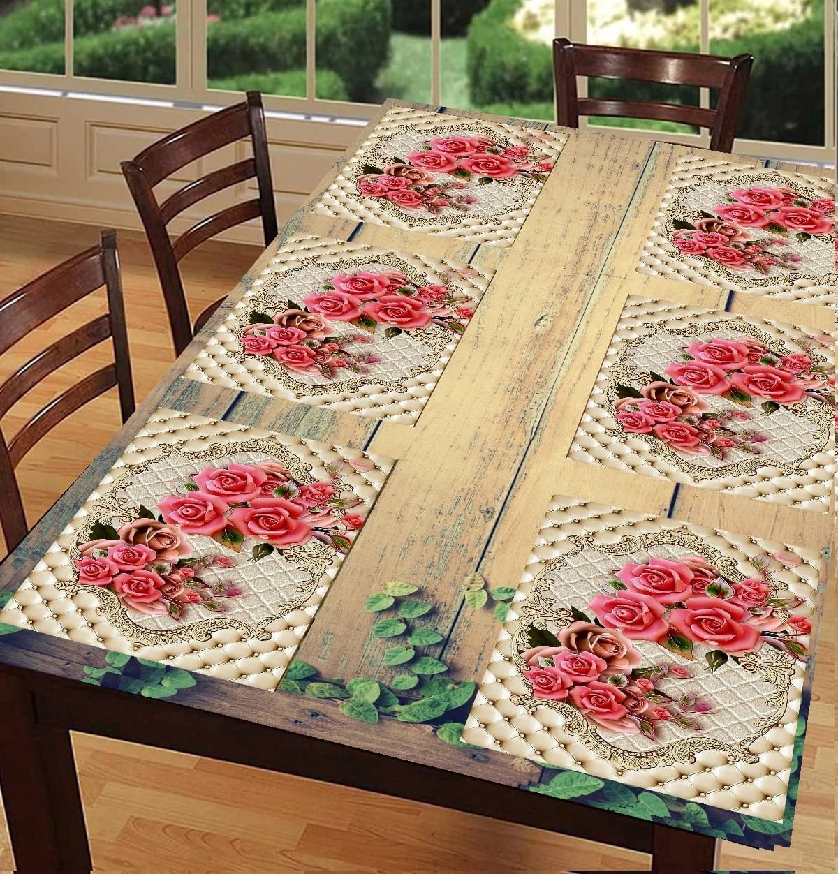     			Revexo PVC Solid Rectangle Table Mats ( 40 cm x 30 cm ) Pack of 1 - Multi
