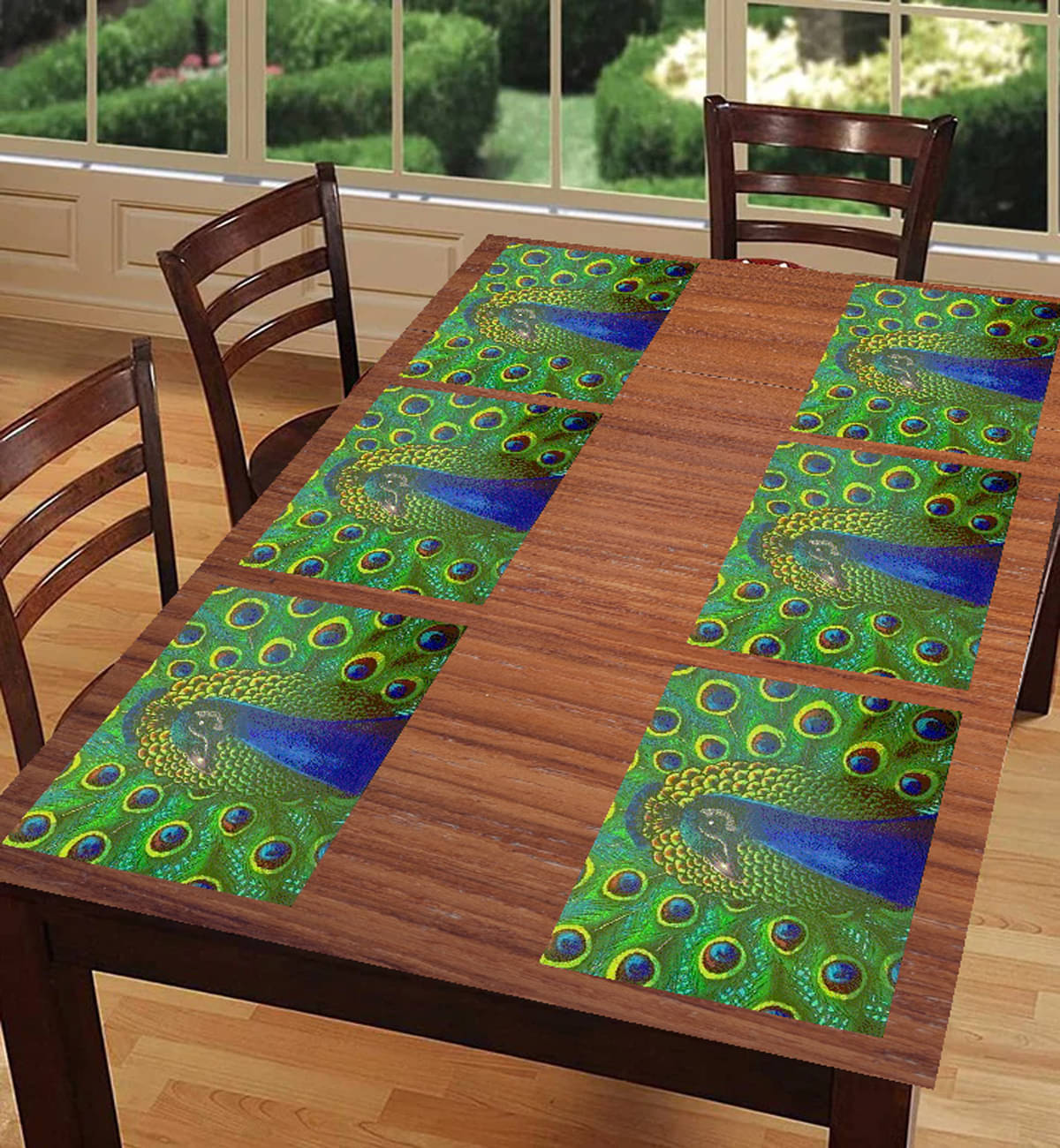     			Revexo PVC Solid Rectangle Table Mats ( 40 cm x 30 cm ) Pack of 1 - Multi