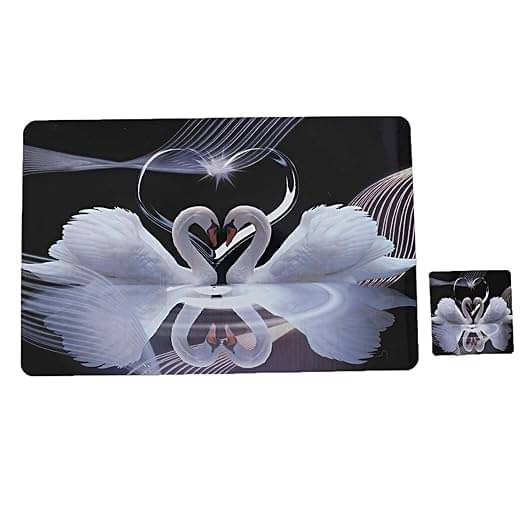 Revexo PVC Solid Rectangle Table Mats & Coasters ( 40 cm x 30 cm ) Pack of 1 - Multi Revexo PVC Solid Rectangle Table Mats & Coasters ( 40 cm x 30 cm ) Pack of 1 - Multi