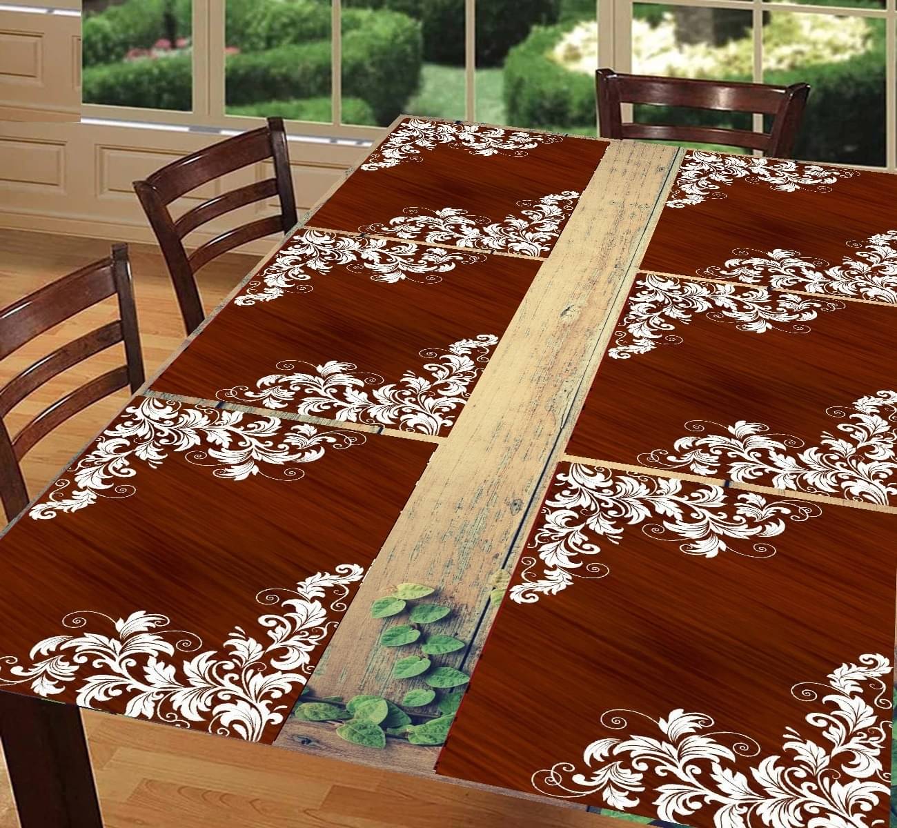     			Revexo PVC Solid Rectangle Table Mats ( 40 cm x 30 cm ) Pack of 1 - Multi