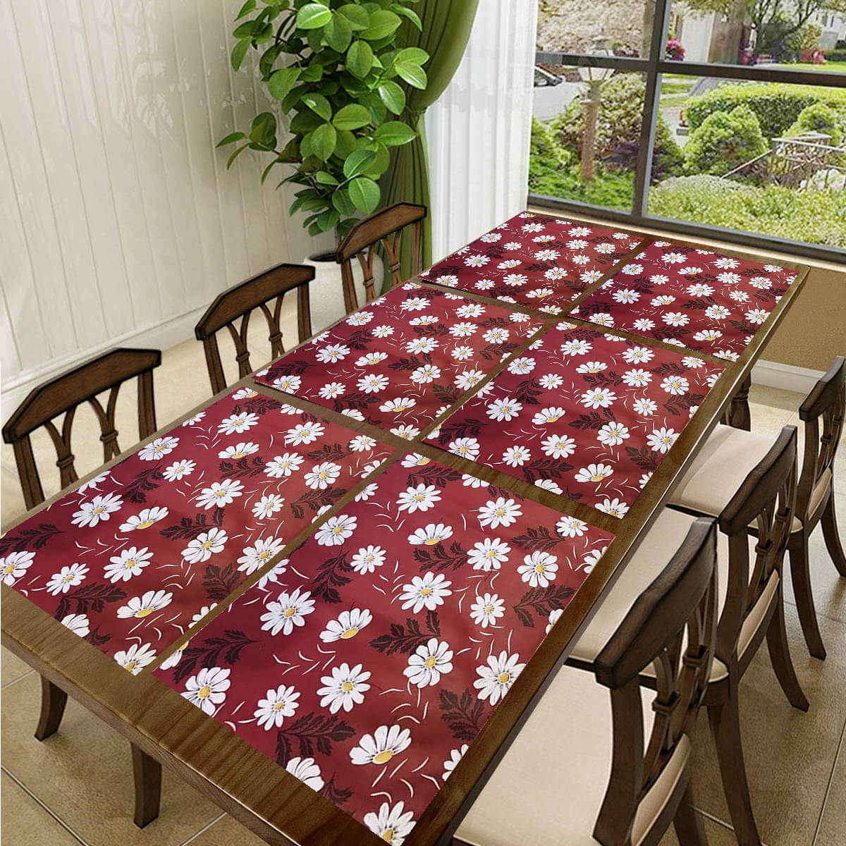 Revexo PVC Solid Rectangle Table Mats ( 40 cm x 30 cm ) Pack of 1 - Multi Revexo PVC Solid Rectangle Table Mats ( 40 cm x 30 cm ) Pack of 1 - Multi