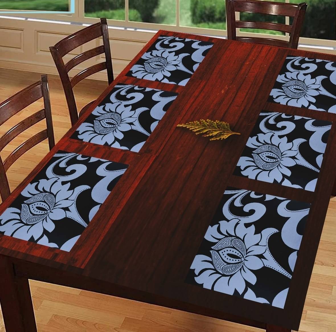 Revexo PVC Solid Rectangle Table Mats ( 40 cm x 30 cm ) Pack of 1 - Multi Revexo PVC Solid Rectangle Table Mats ( 40 cm x 30 cm ) Pack of 1 - Multi