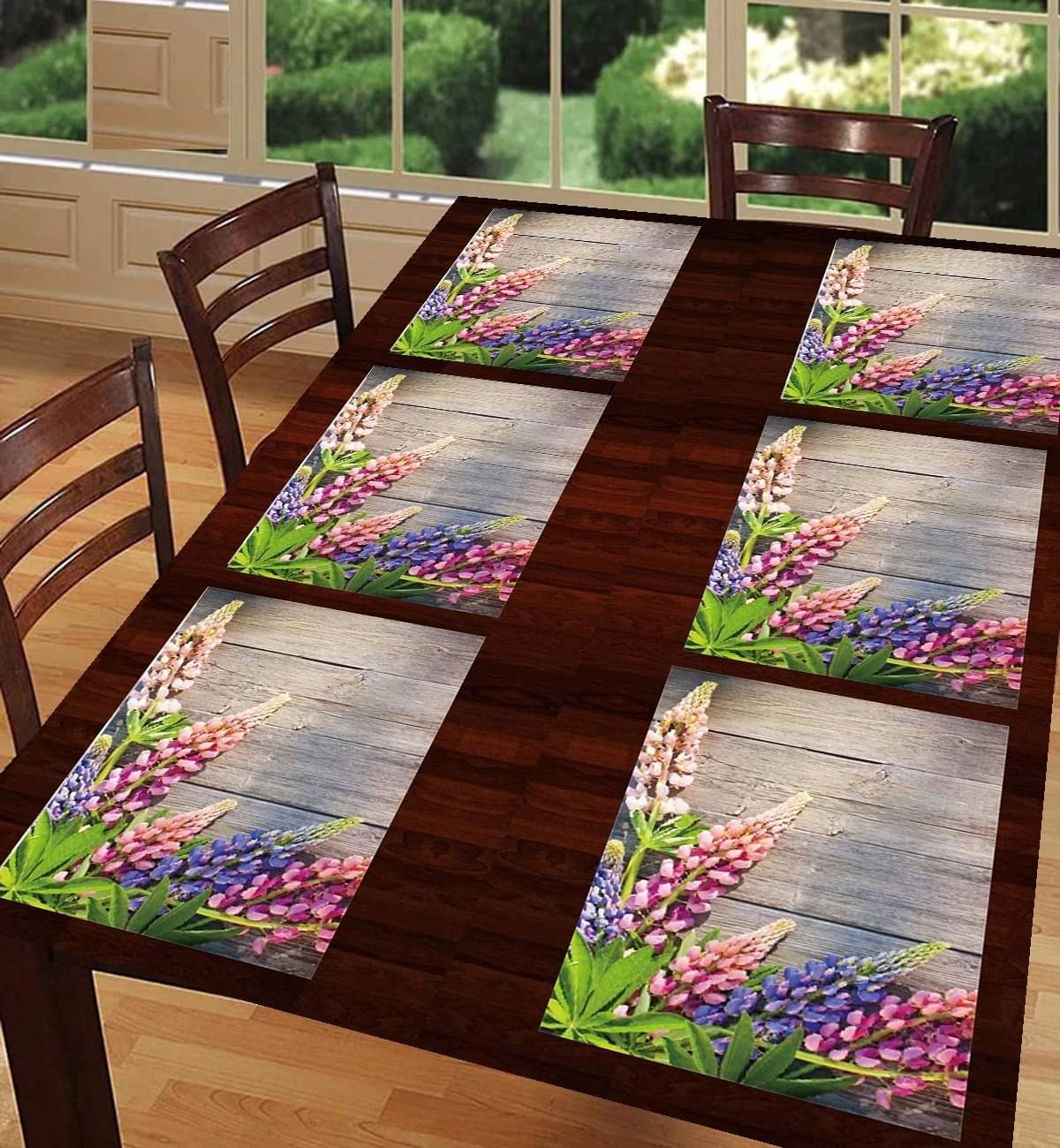     			Revexo PVC Solid Rectangle Table Mats ( 40 cm x 30 cm ) Pack of 1 - Multi