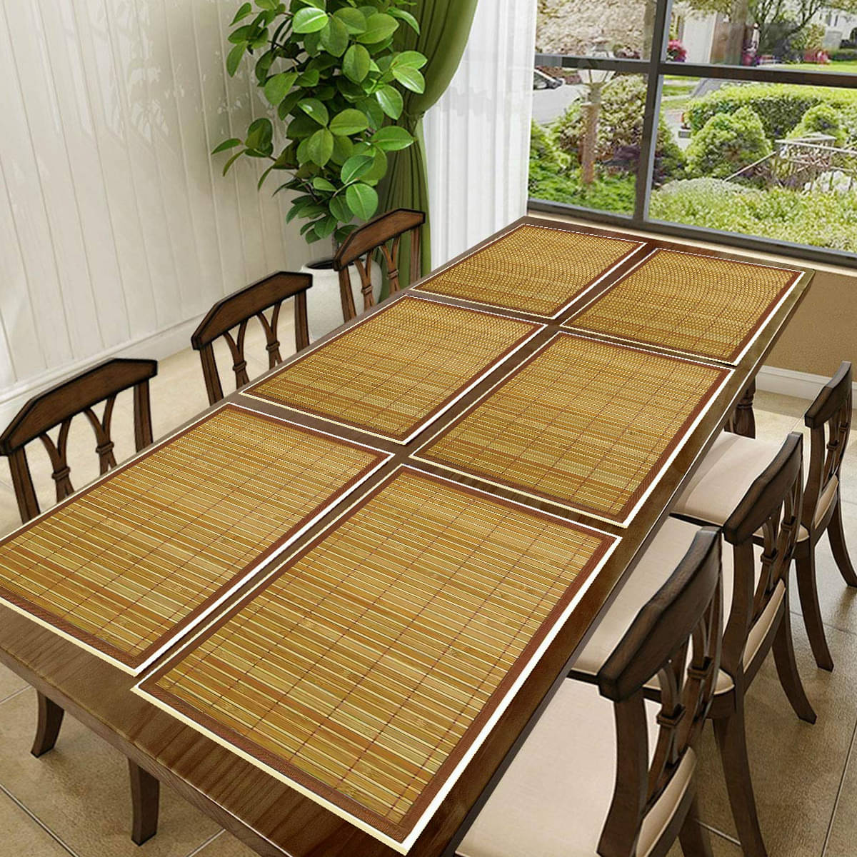 Revexo PVC Solid Rectangle Table Mats ( 40 cm x 30 cm ) Pack of 1 - Multi Revexo PVC Solid Rectangle Table Mats ( 40 cm x 30 cm ) Pack of 1 - Multi