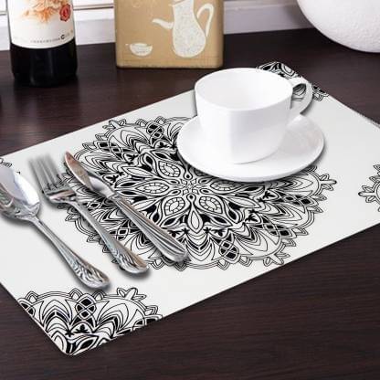 Revexo PVC Solid Rectangle Table Mats ( 40 cm x 30 cm ) Pack of 1 - Multi Revexo PVC Solid Rectangle Table Mats ( 40 cm x 30 cm ) Pack of 1 - Multi