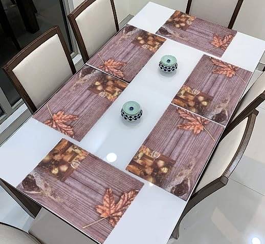     			Revexo PVC Solid Rectangle Table Mats ( 40 cm x 30 cm ) Pack of 1 - Multi