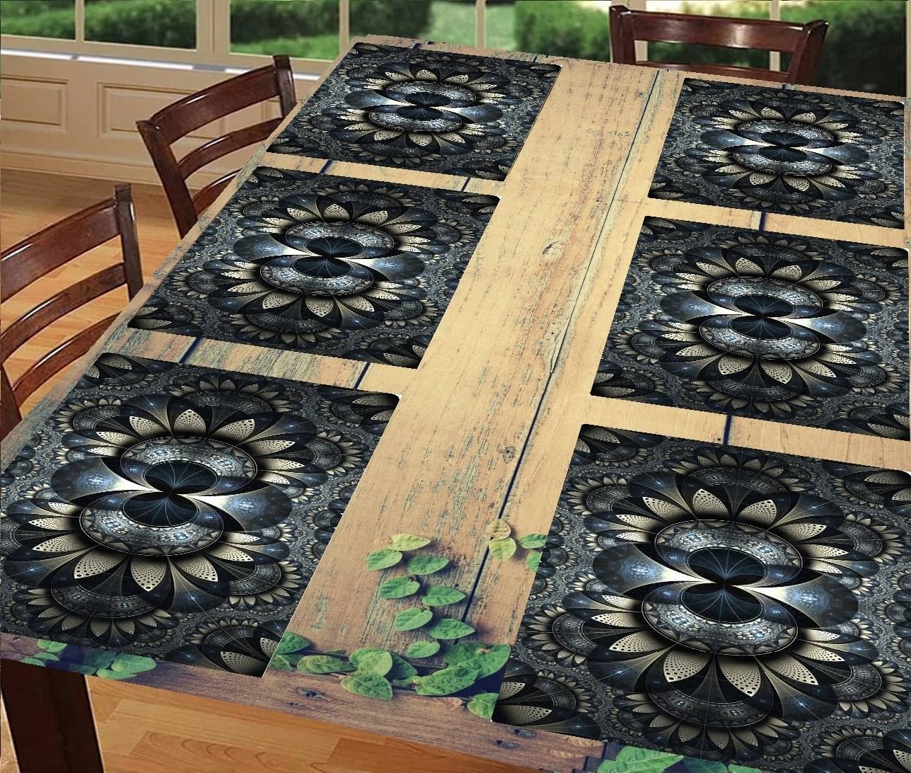     			Revexo PVC Solid Rectangle Table Mats ( 40 cm x 30 cm ) Pack of 1 - Multi