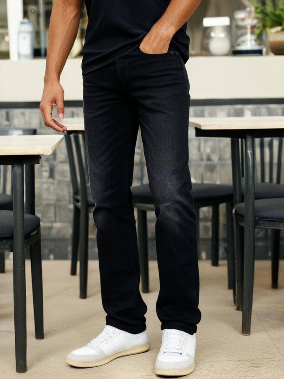 Rigo Straight Faded Men's Jeans - Blue ( Pack of 1 ) - Jeans | Buy online on ZillyBuy