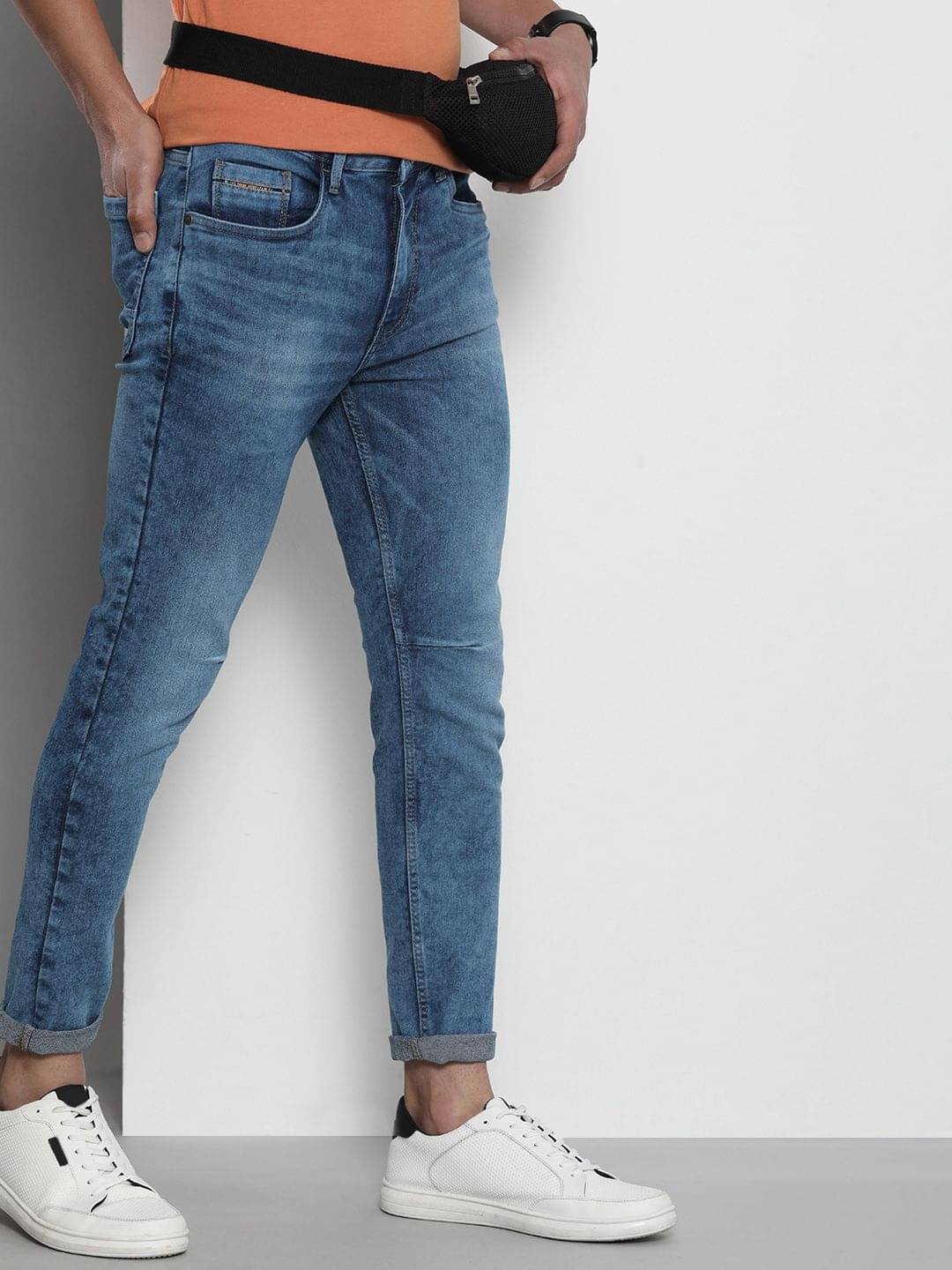     			The Indian Garage Co. Relaxed Faded Men's Jeans - Blue ( Pack of 1 )