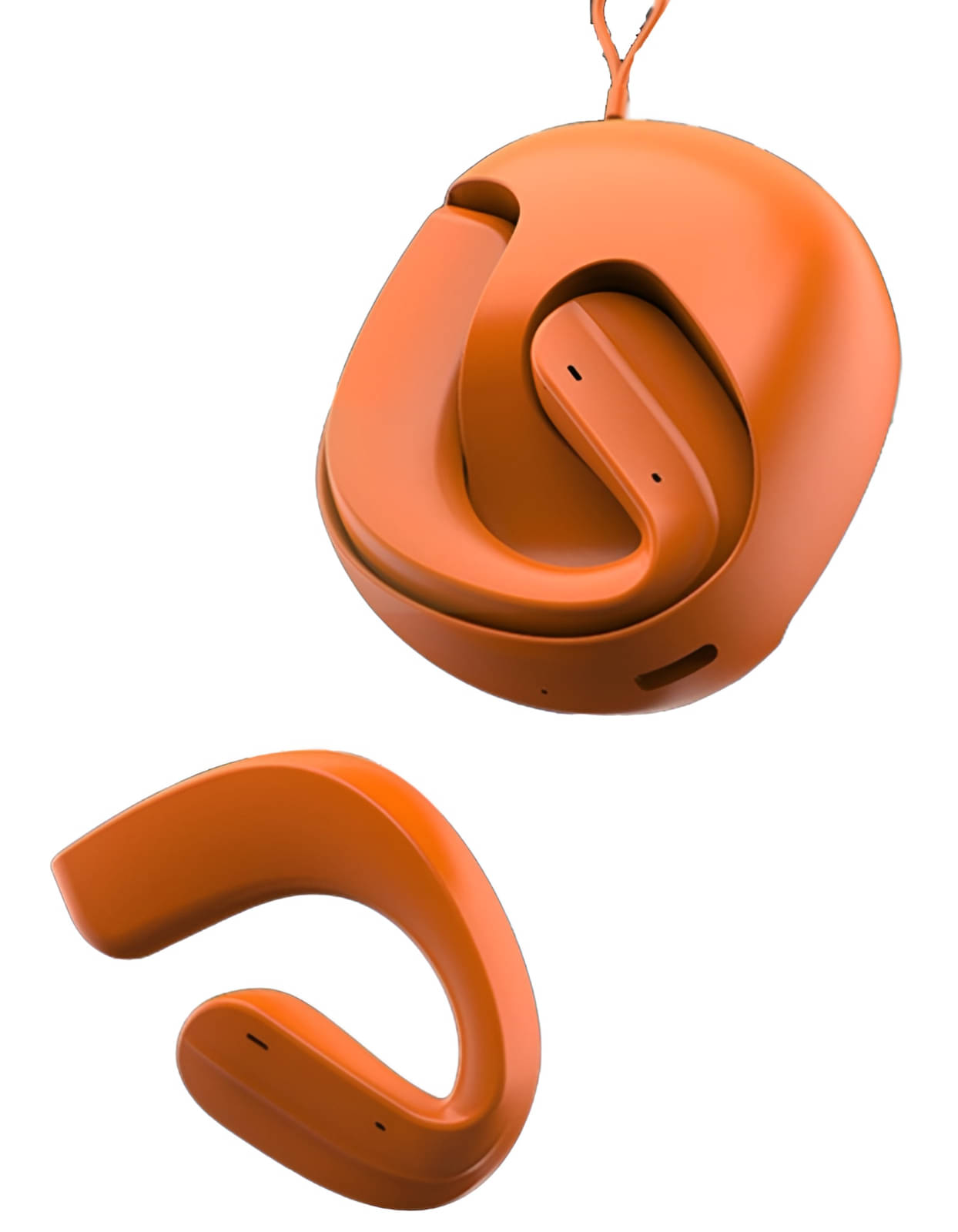VERONIC H585 OWS OPEN EAR Bluetooth True Wireless (TWS) On Ear 30 Hours Playback Comfirtable in ear fit IPX4(Splash & Sweat Proof) Orange VERONIC H585 OWS OPEN EAR Bluetooth True Wireless (TWS) On Ear 30 Hours Playback Comfirtable in ear fit IPX4(Splash & Sweat Proof) Orange