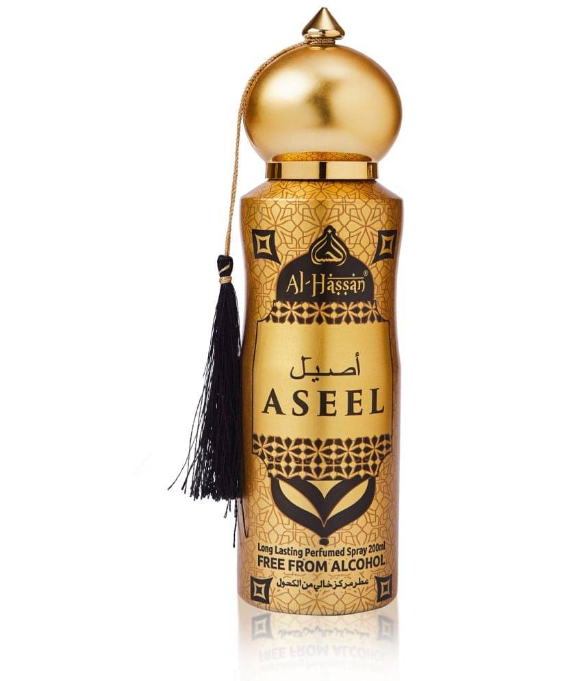 Al - Hassan Aseel Perfume Body Spray for Unisex 200 ml ( Pack of 1 ) Al - Hassan Aseel Perfume Body Spray for Unisex 200 ml ( Pack of 1 )