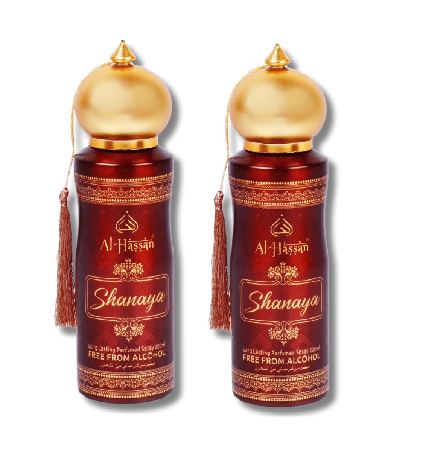     			Al - Hassan Shanaya Deodorant Spray for Unisex 400 ml ( Pack of 2 )