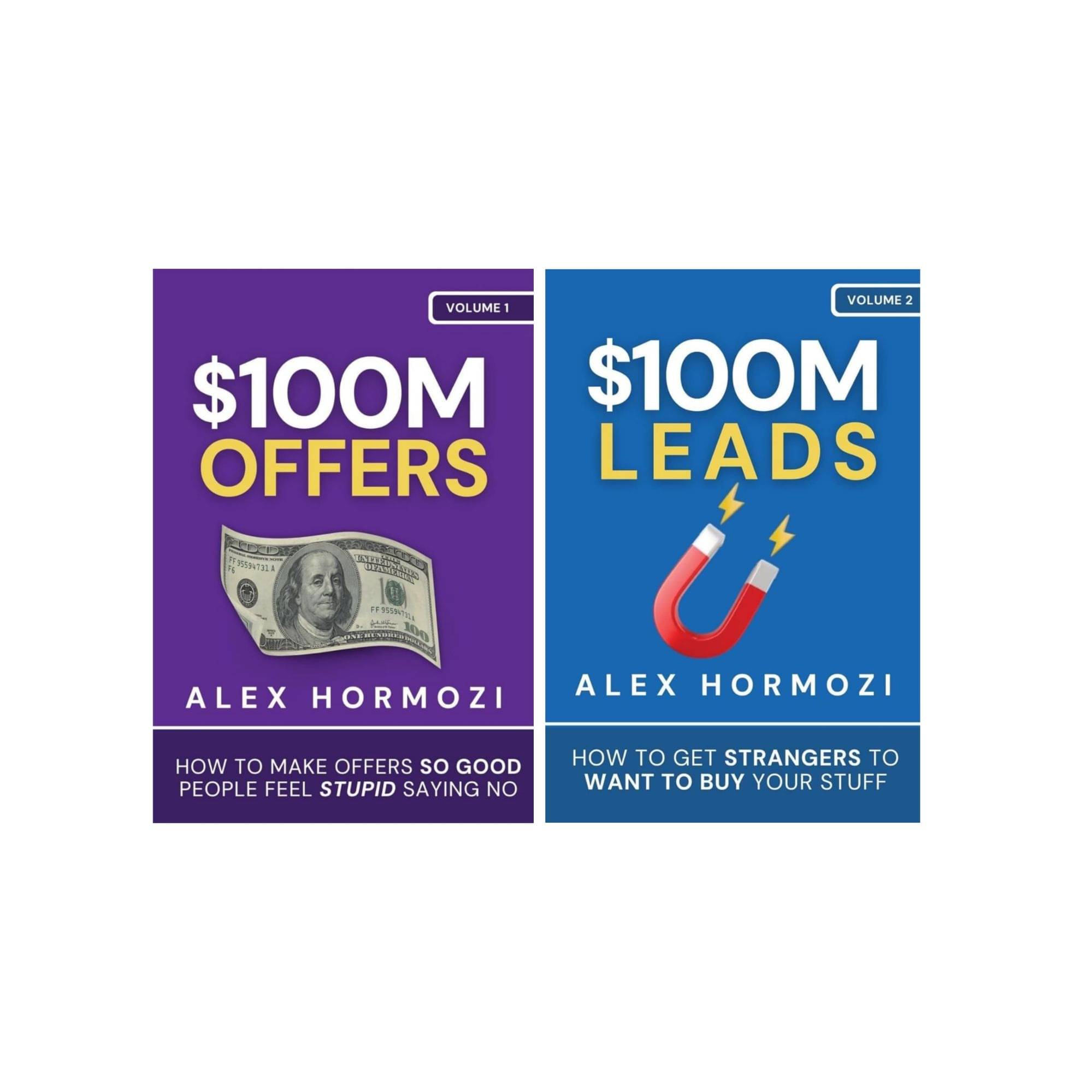     			Bestselling Books (Combo of 2) 100 Million Offers + 100 Million Leads By Alex Hormozi.