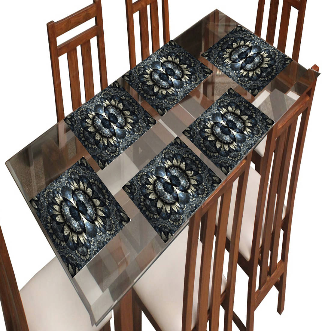 CreadCraft PVC Solid Rectangle Table Mats ( 40 cm x 30 cm ) Pack of 1 - Multi CreadCraft PVC Solid Rectangle Table Mats ( 40 cm x 30 cm ) Pack of 1 - Multi