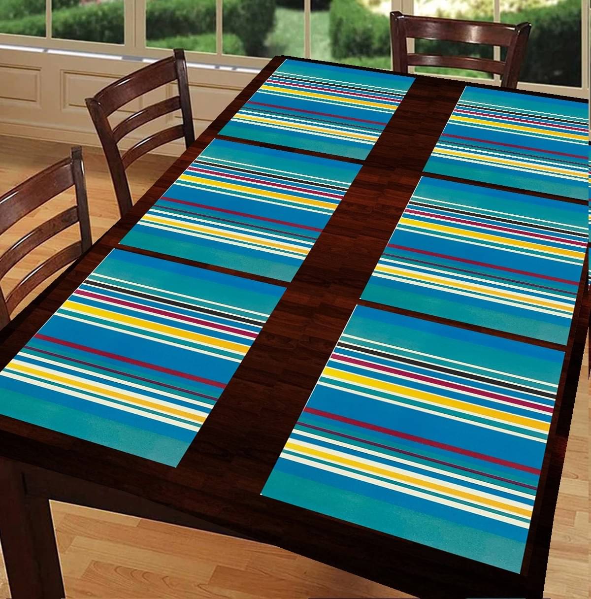 CreadCraft PVC Solid Rectangle Table Mats ( 40 cm x 30 cm ) Pack of 1 - Multi CreadCraft PVC Solid Rectangle Table Mats ( 40 cm x 30 cm ) Pack of 1 - Multi