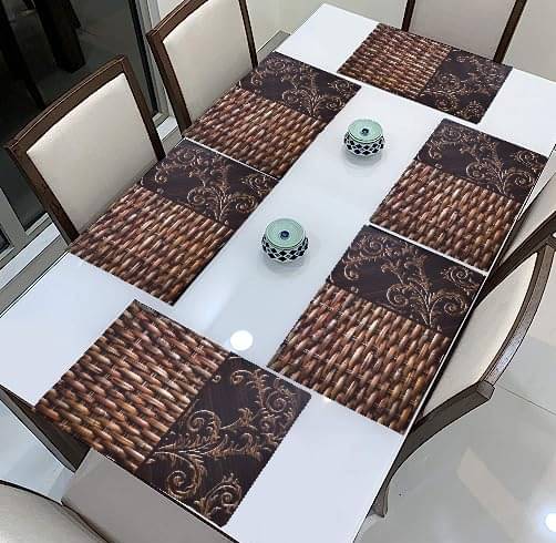 CreadCraft PVC Solid Rectangle Table Mats ( 40 cm x 30 cm ) Pack of 1 - Multi CreadCraft PVC Solid Rectangle Table Mats ( 40 cm x 30 cm ) Pack of 1 - Multi
