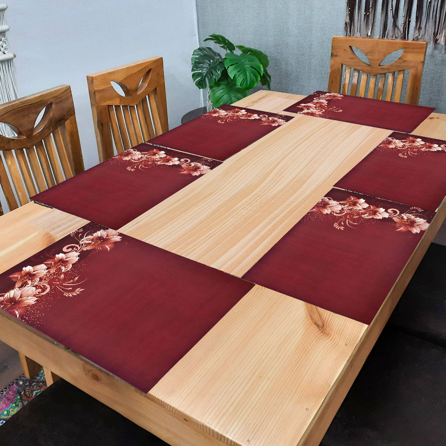 CreadCraft PVC Solid Rectangle Table Mats ( 40 cm x 30 cm ) Pack of 1 - Multi CreadCraft PVC Solid Rectangle Table Mats ( 40 cm x 30 cm ) Pack of 1 - Multi