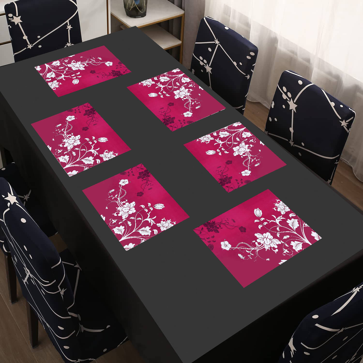 CreadCraft PVC Solid Rectangle Table Mats ( 40 cm x 30 cm ) Pack of 1 - Multi CreadCraft PVC Solid Rectangle Table Mats ( 40 cm x 30 cm ) Pack of 1 - Multi
