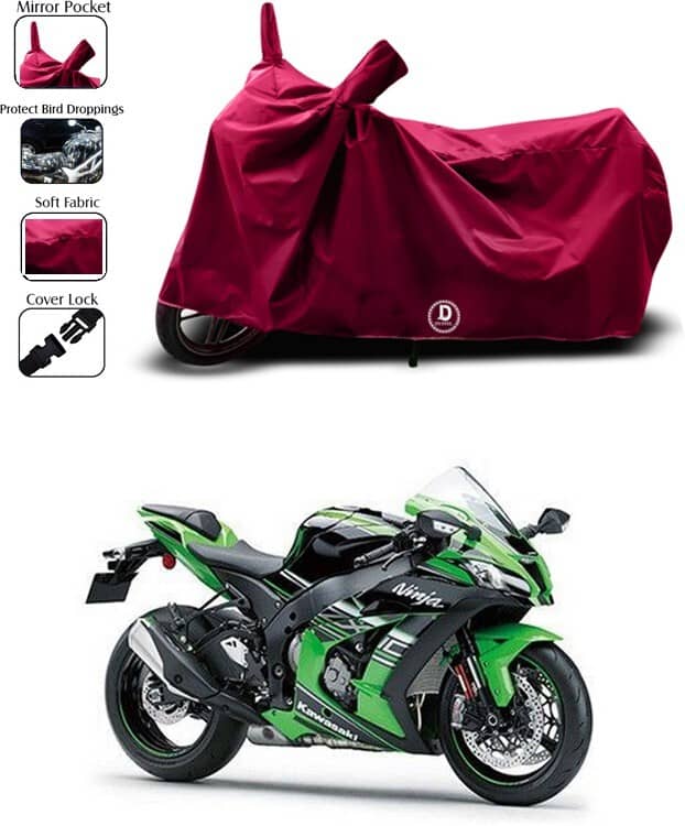 EGAL Bike Body Cover for Kawasaki ( Pack of 1 ) , Maroon