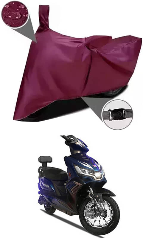 EGAL Bike Body Cover for Okinawa ( Pack of 1 ) , Maroon