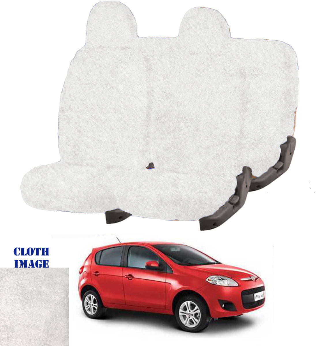 Fiat Palio White 5 Seater Car Seat Cover Fiat Palio White 5 Seater Car Seat Cover
