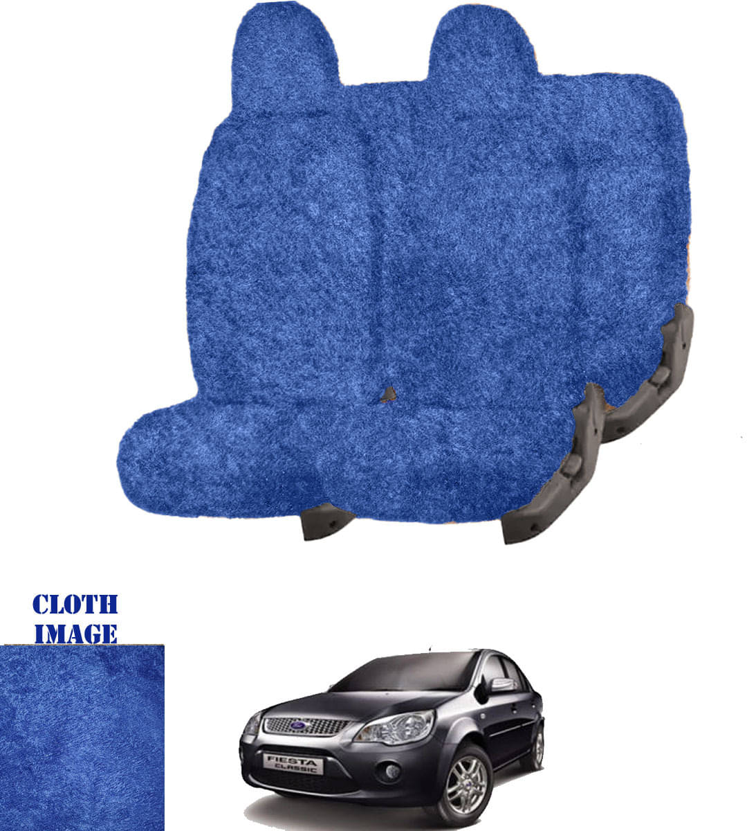 Ford Fiesta Classic Blue 5 Seater Car Seat Cover Ford Fiesta Classic Blue 5 Seater Car Seat Cover