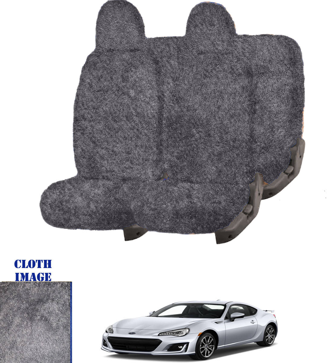     			Honda BRZ Grey 7 Seater Car Seat Cover