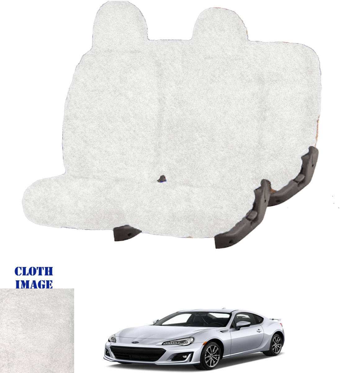 Honda BRZ White 7 Seater Car Seat Cover Honda BRZ White 7 Seater Car Seat Cover