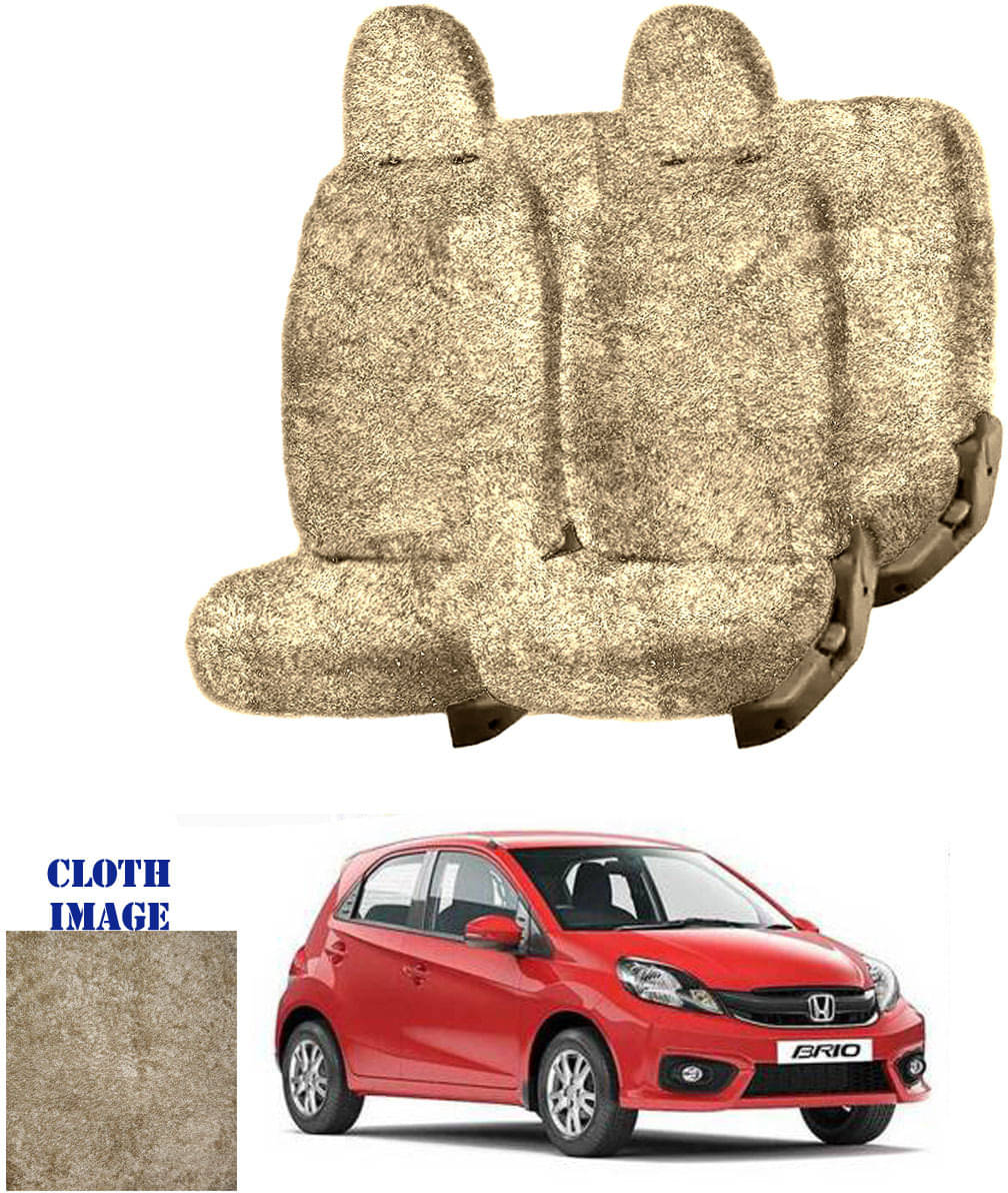     			Honda Brio Beige 5 Seater Car Seat Cover