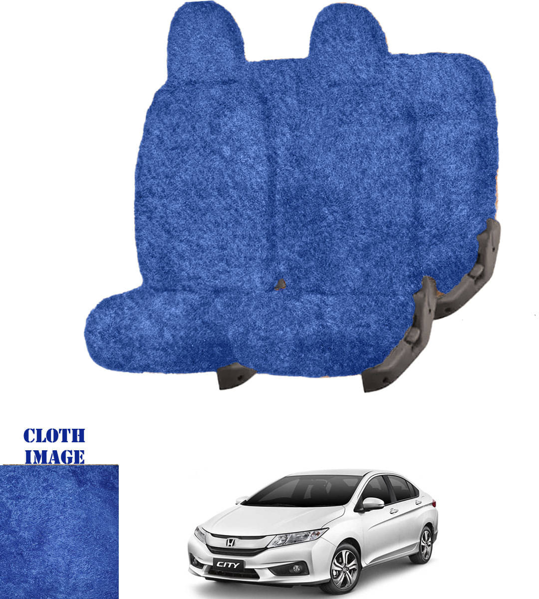     			Honda City 1.3/1.5 Blue 5 Seater Car Seat Cover