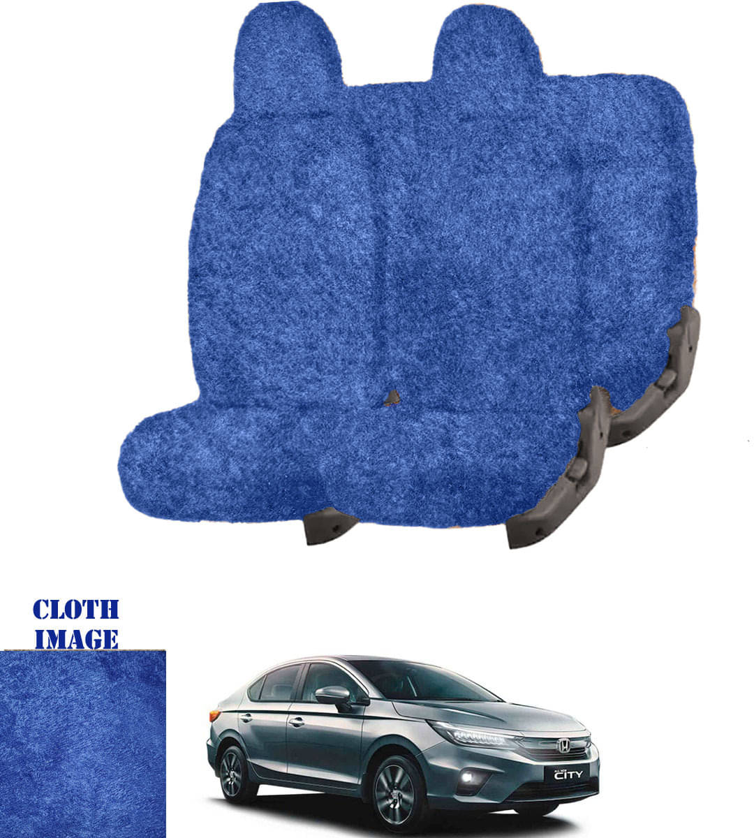 Honda City Type 3 Blue 5 Seater Car Seat Cover Honda City Type 3 Blue 5 Seater Car Seat Cover