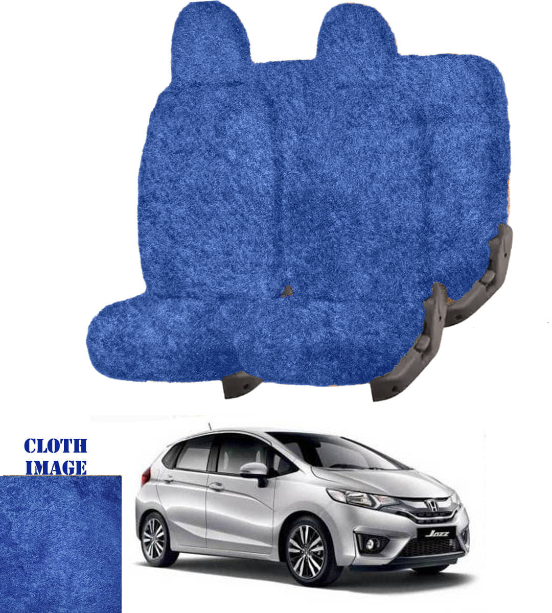 Honda Jazz Blue 5 Seater Car Seat Cover Honda Jazz Blue 5 Seater Car Seat Cover