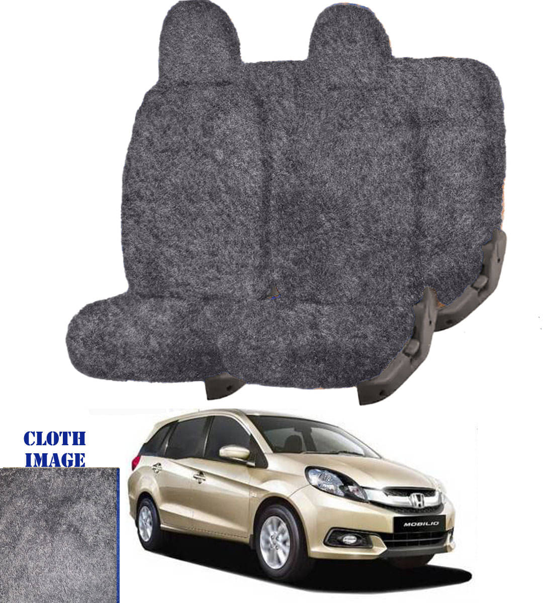 Honda Mobilio Grey 7 Seater Car Seat Cover Honda Mobilio Grey 7 Seater Car Seat Cover