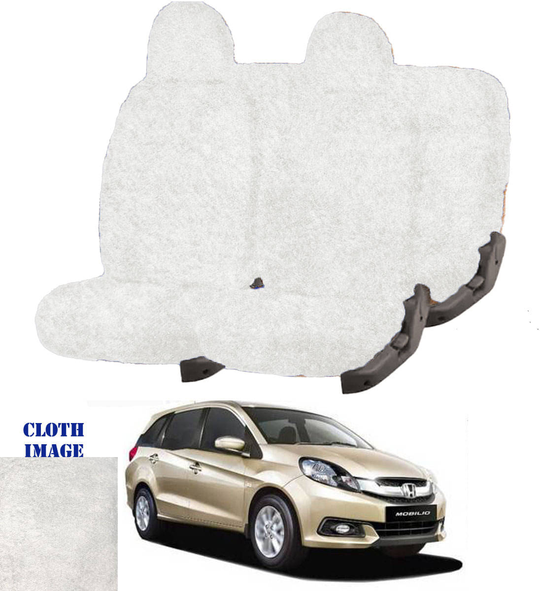     			Honda Mobilio White 7 Seater Car Seat Cover