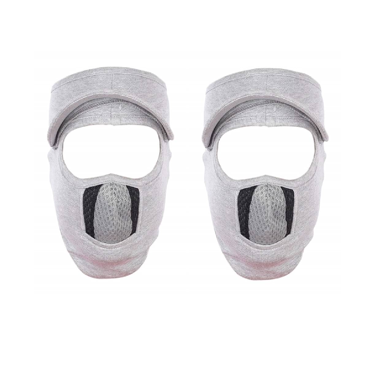 Im Unique Grey Bike Face Mask Riding Mask for Men & Women (Pack Of 2)     			Im Unique Grey Bike Face Mask Riding Mask for Men & Women (Pack Of 2)