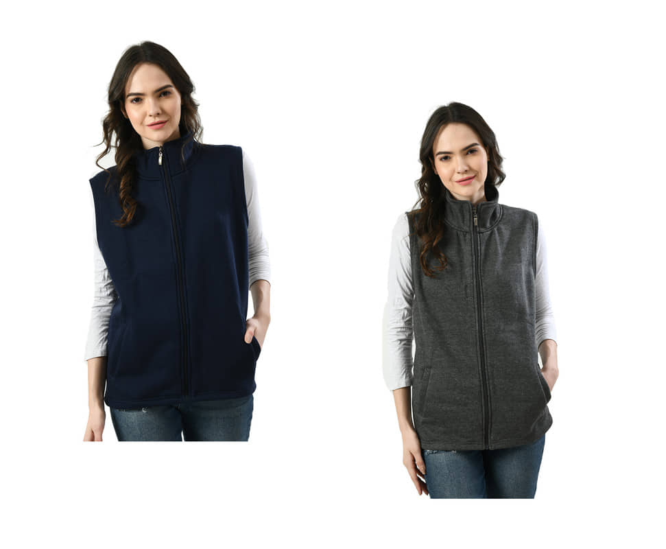IndiWeaves - Fleece Multi Color Jackets Pack of 2 - Jackets & Coats | Buy online on ZillyBuy