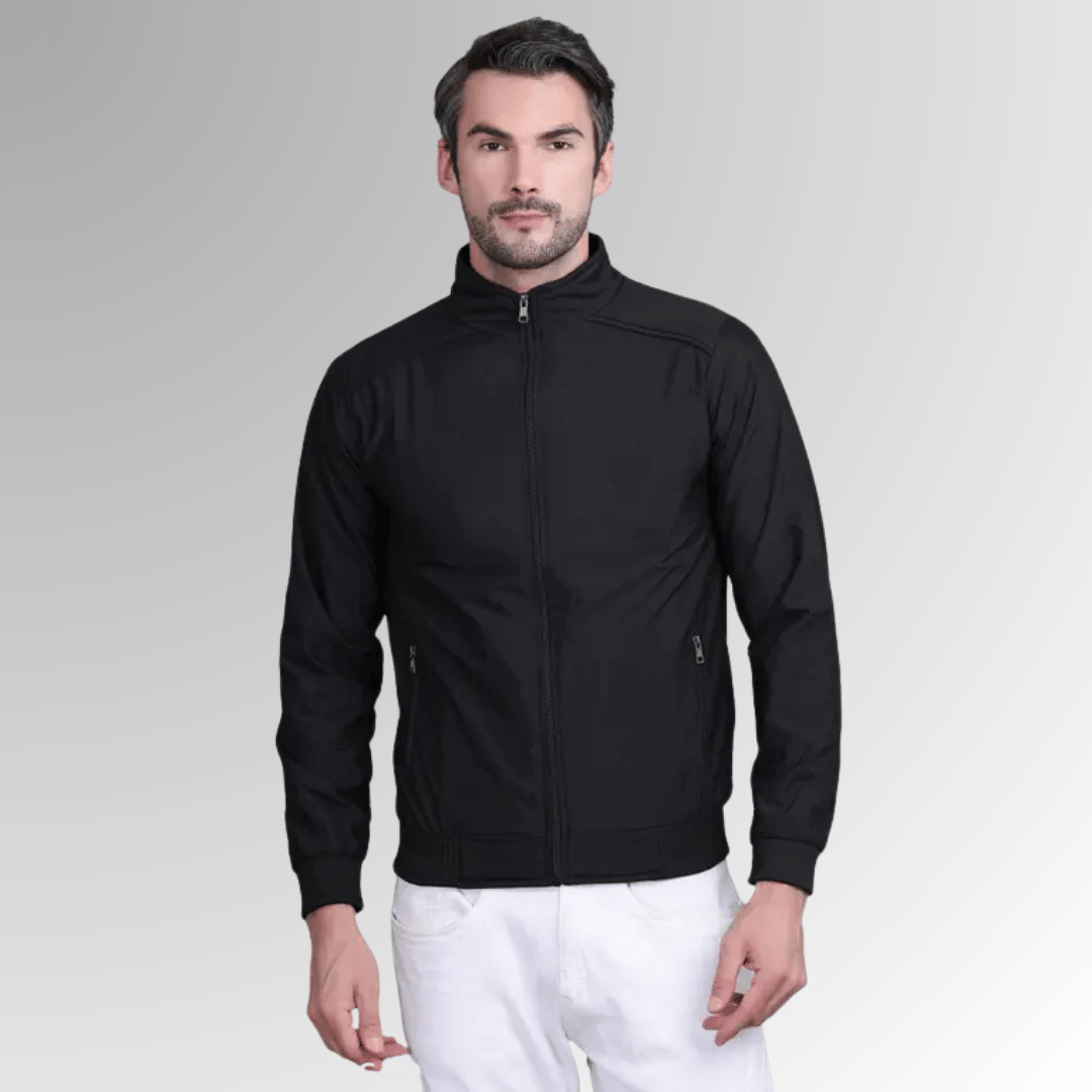     			LOVE LONDON Polyester Men's Casual Jacket - Black ( Pack of 1 )