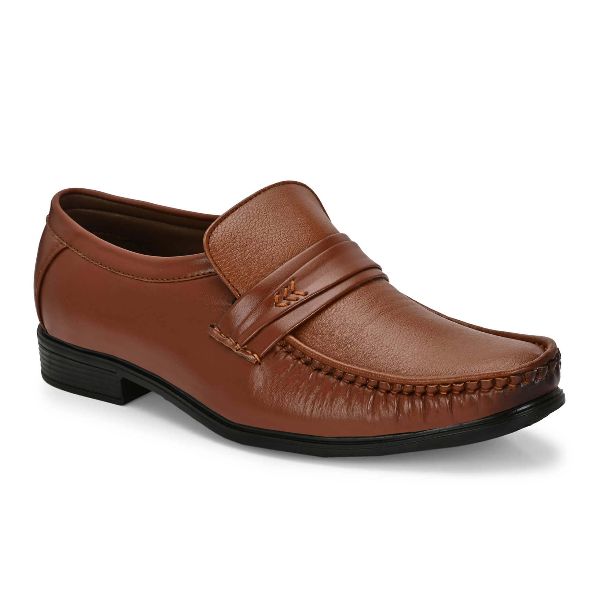 Leeport - Black Men's Slip On Formal Shoes - Formal Shoes | Buy online on ZillyBuy