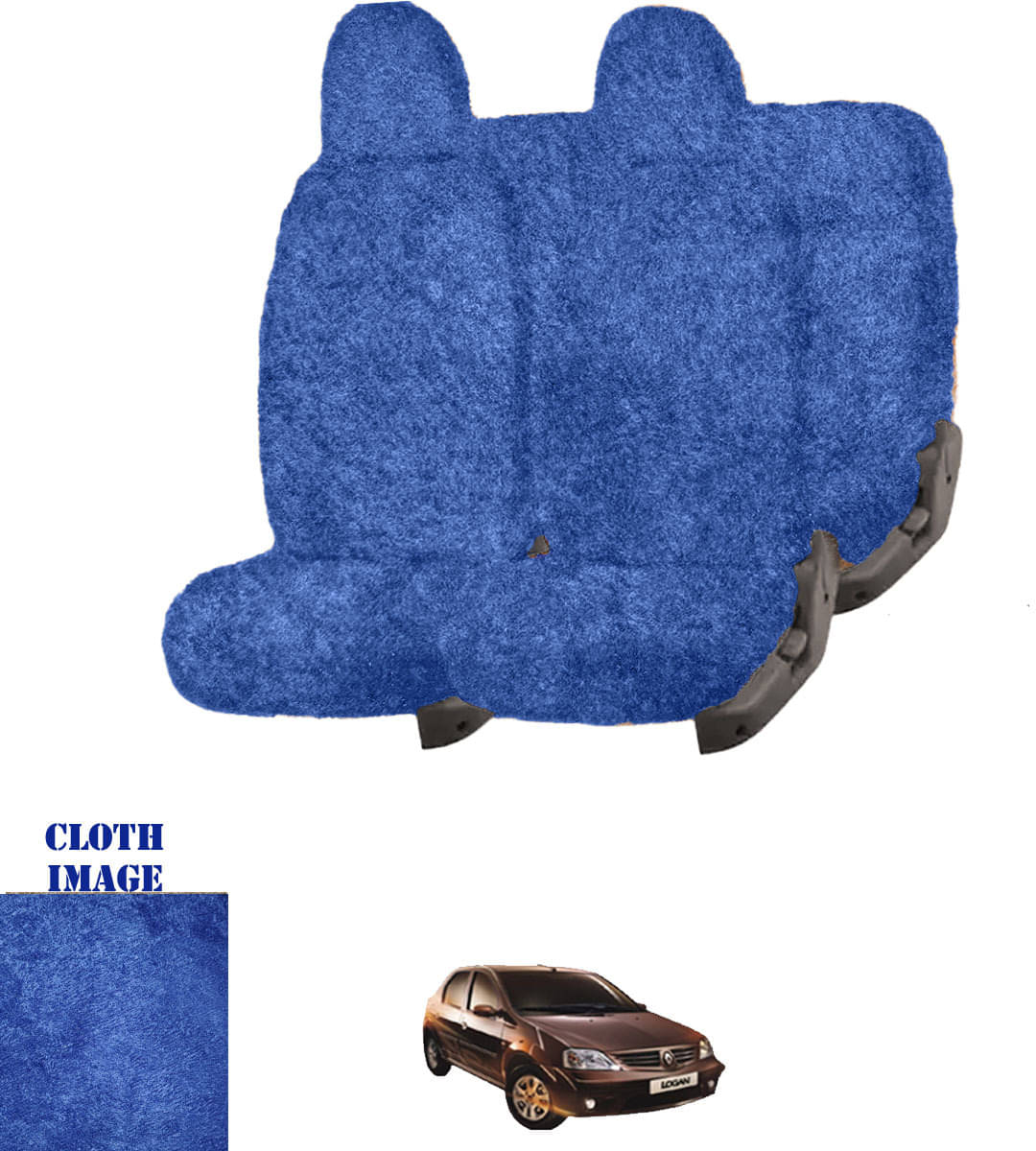 Mahindra Logan Edge Blue 5 Seater Car Seat Cover Mahindra Logan Edge Blue 5 Seater Car Seat Cover