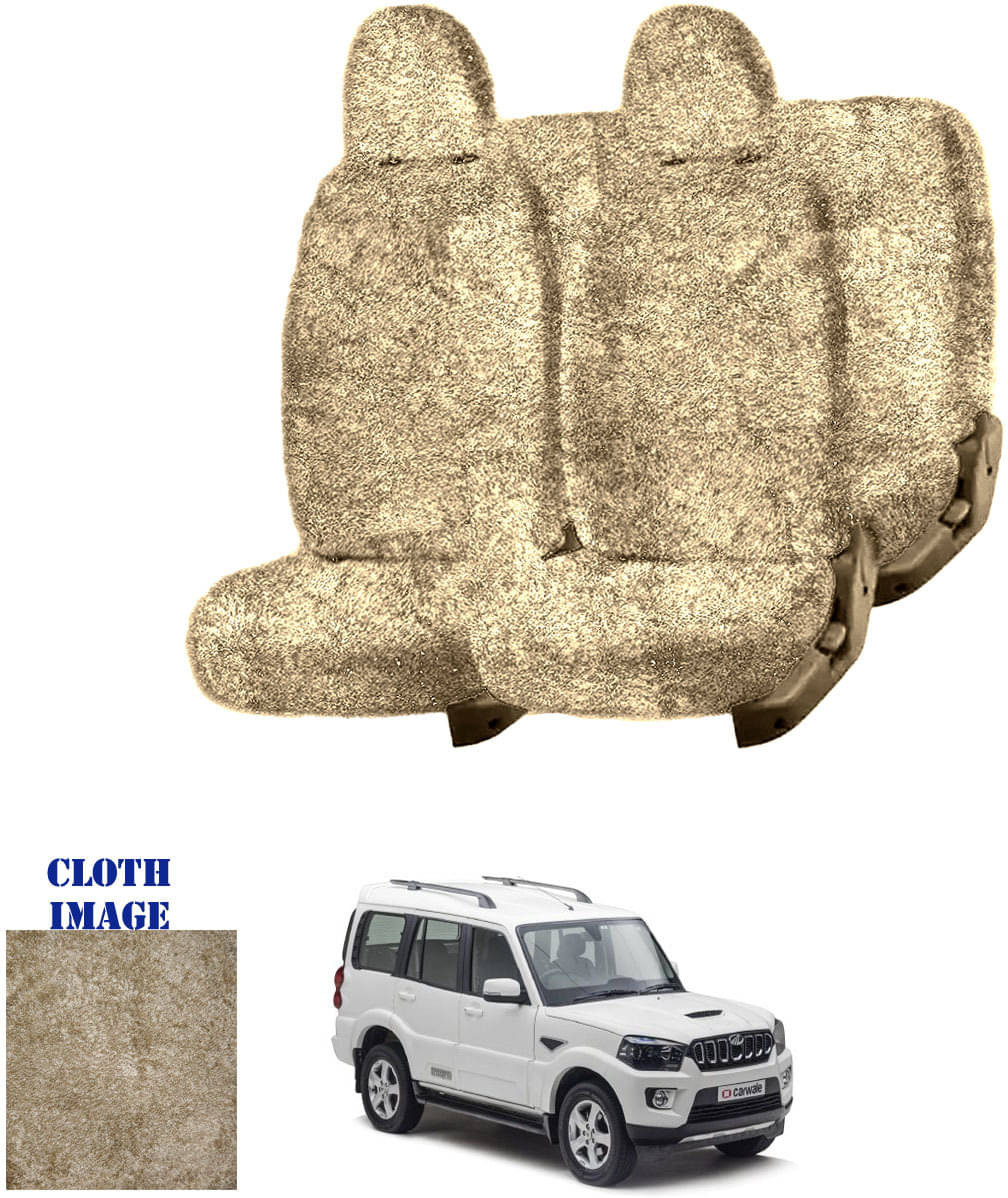 Mahindra New Scorpio Beige 5 Seater Car Seat Cover Mahindra New Scorpio Beige 5 Seater Car Seat Cover