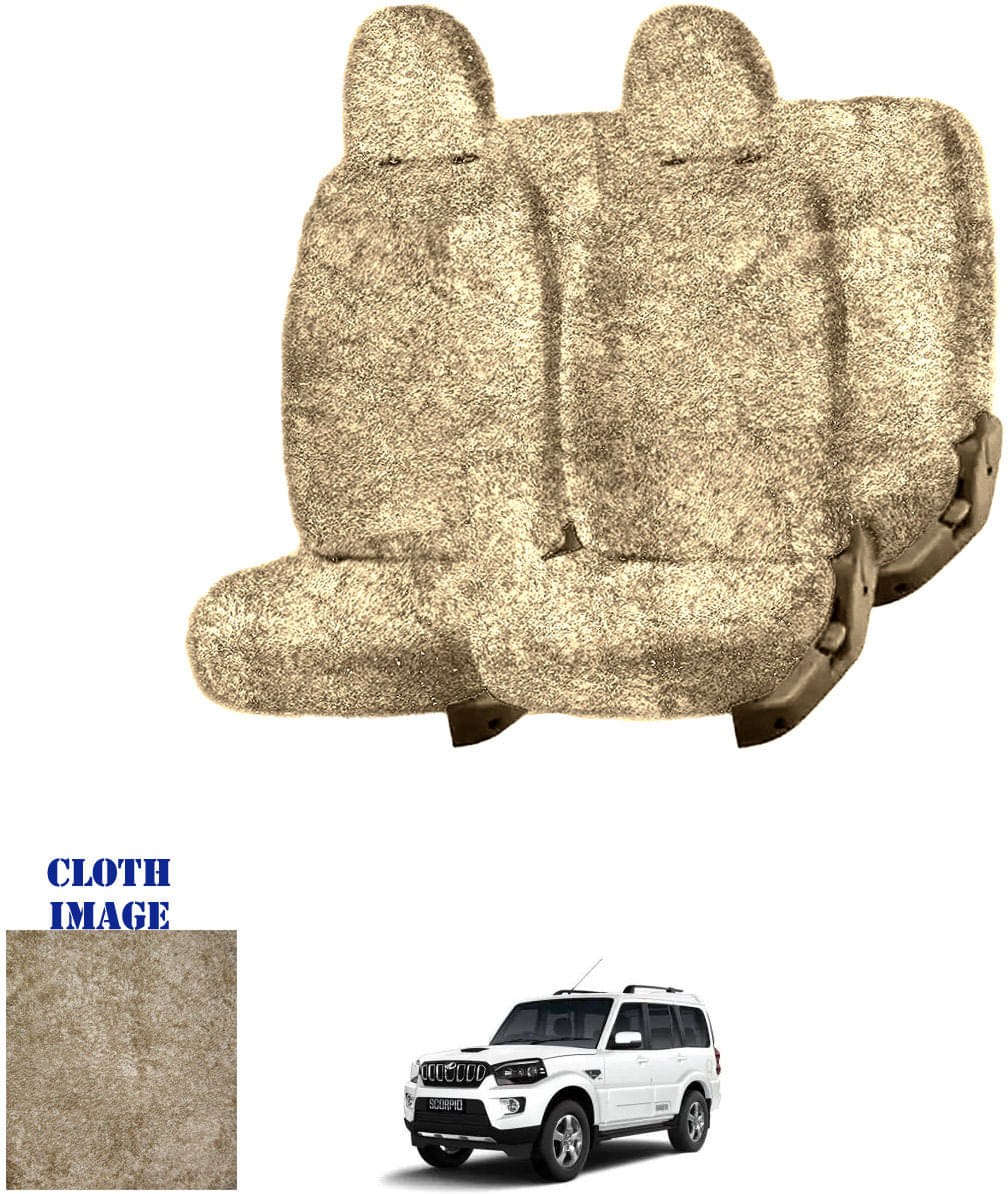 Mahindra Scorpio 7S Beige 7 Seater Car Seat Cover Mahindra Scorpio 7S Beige 7 Seater Car Seat Cover