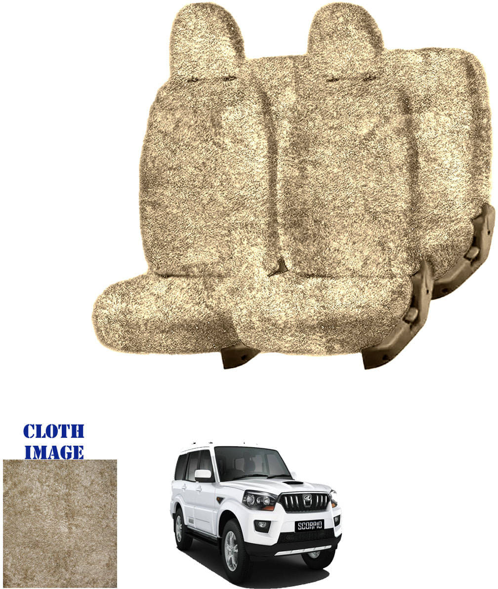 Mahindra Scorpio 8S Beige 8 Seater Car Seat Cover Mahindra Scorpio 8S Beige 8 Seater Car Seat Cover