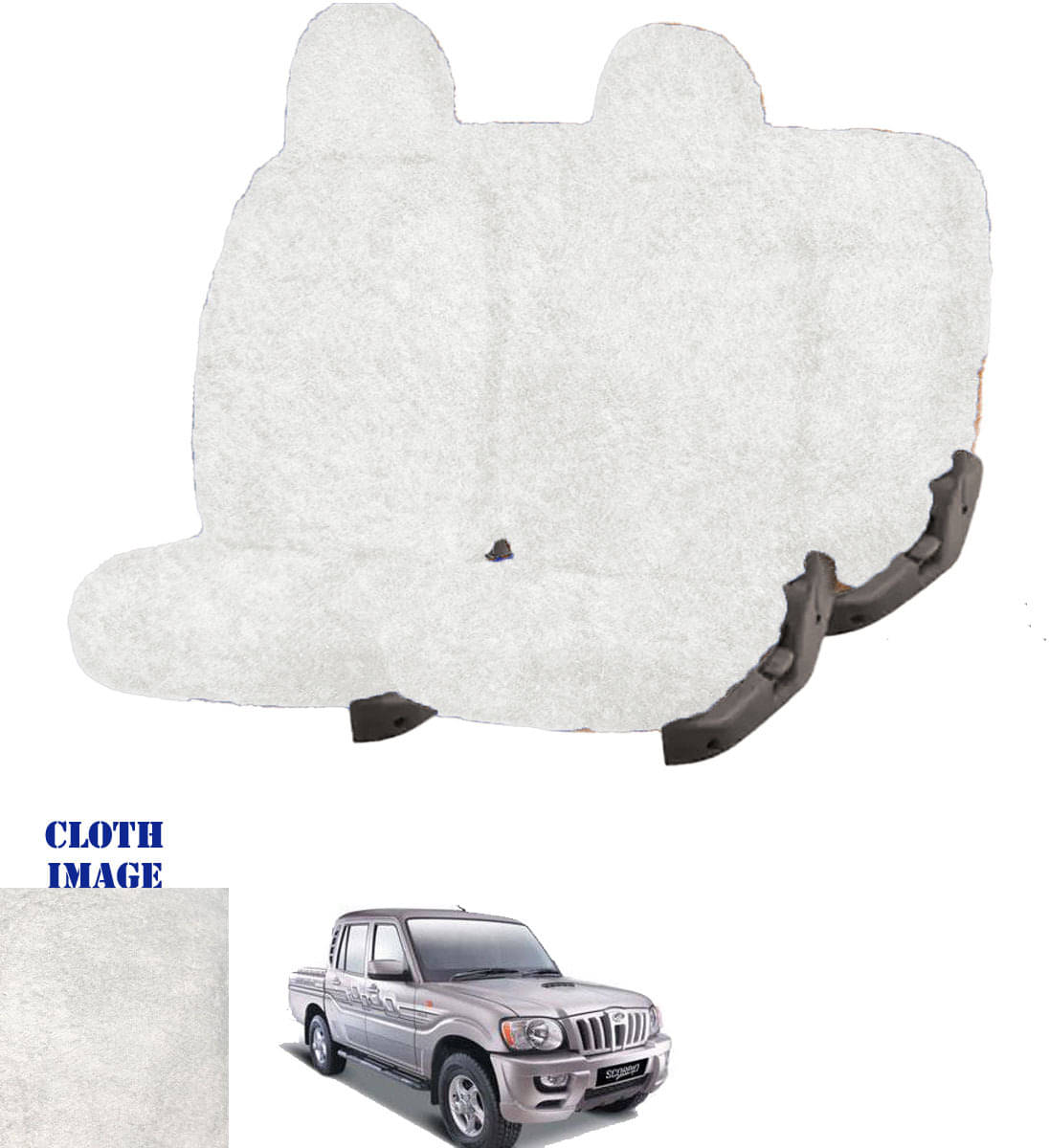 Mahindra Scorpio Getaway White 9 Seater Car Seat Cover Mahindra Scorpio Getaway White 9 Seater Car Seat Cover