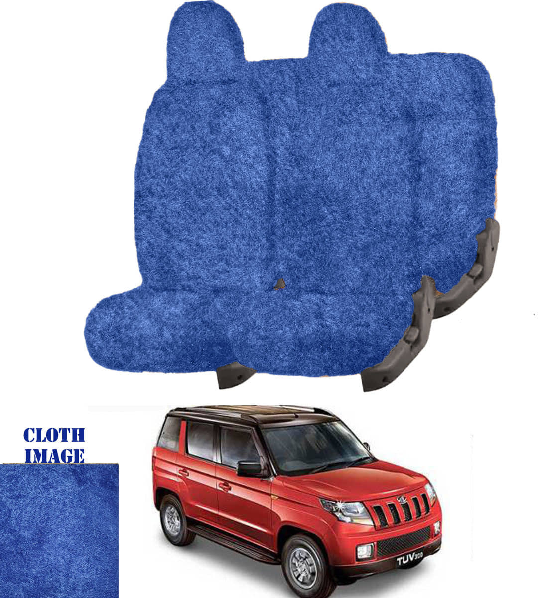 Mahindra TUV-300 Blue 7 Seater Car Seat Cover