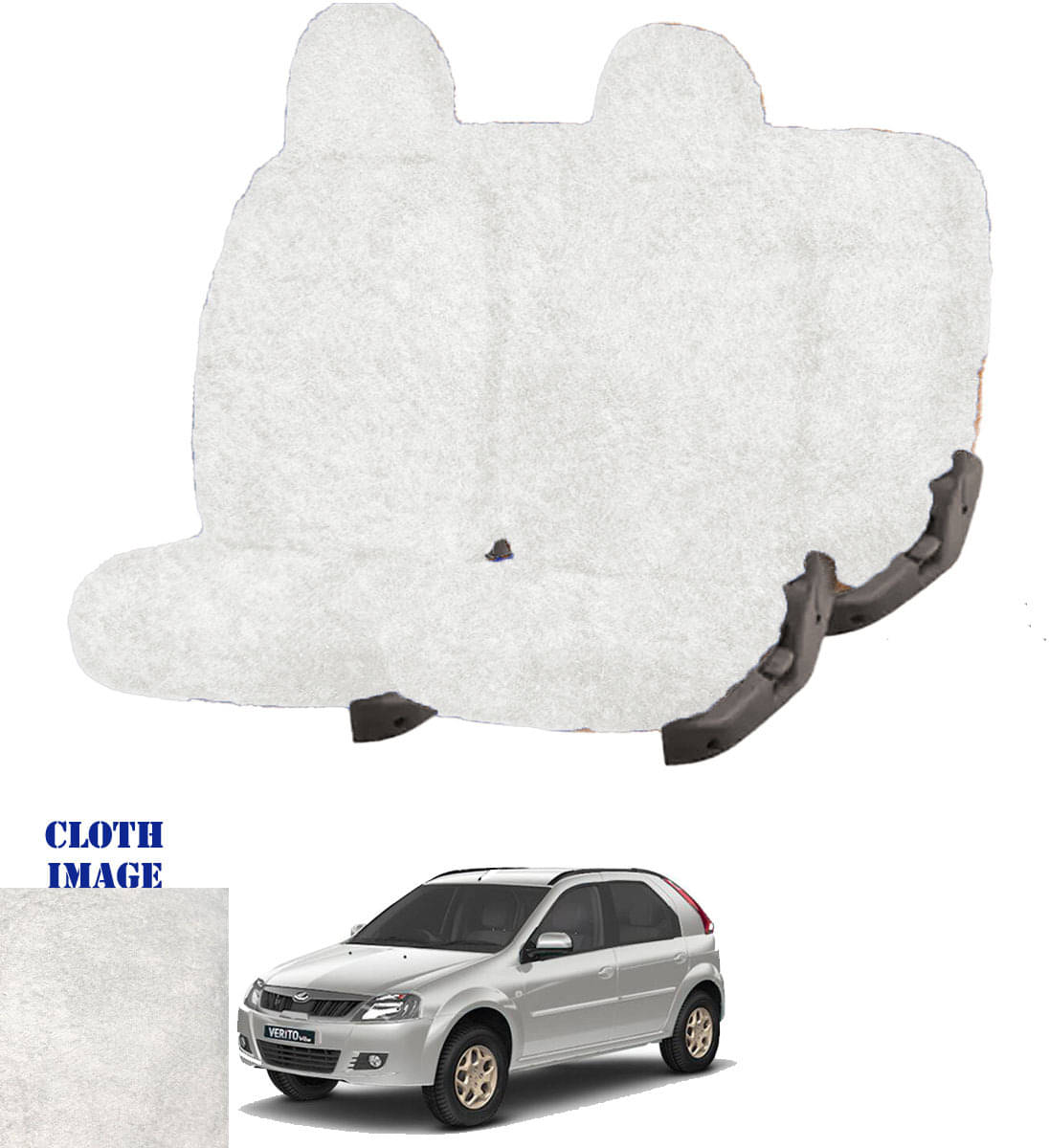 Mahindra Verito Vibe CS White 5 Seater Car Seat Cover Mahindra Verito Vibe CS White 5 Seater Car Seat Cover